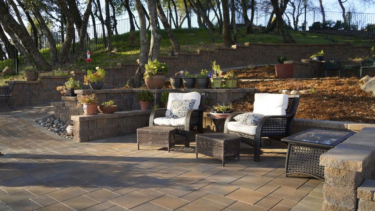 beautiful outdoor living space be Cutting Edge Paver in northern California